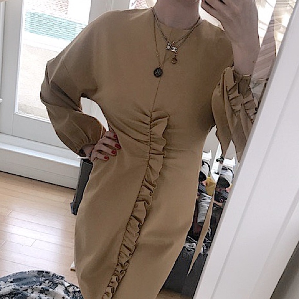 Tibi Ruffle Open Back Dress - Picture 11 of 11